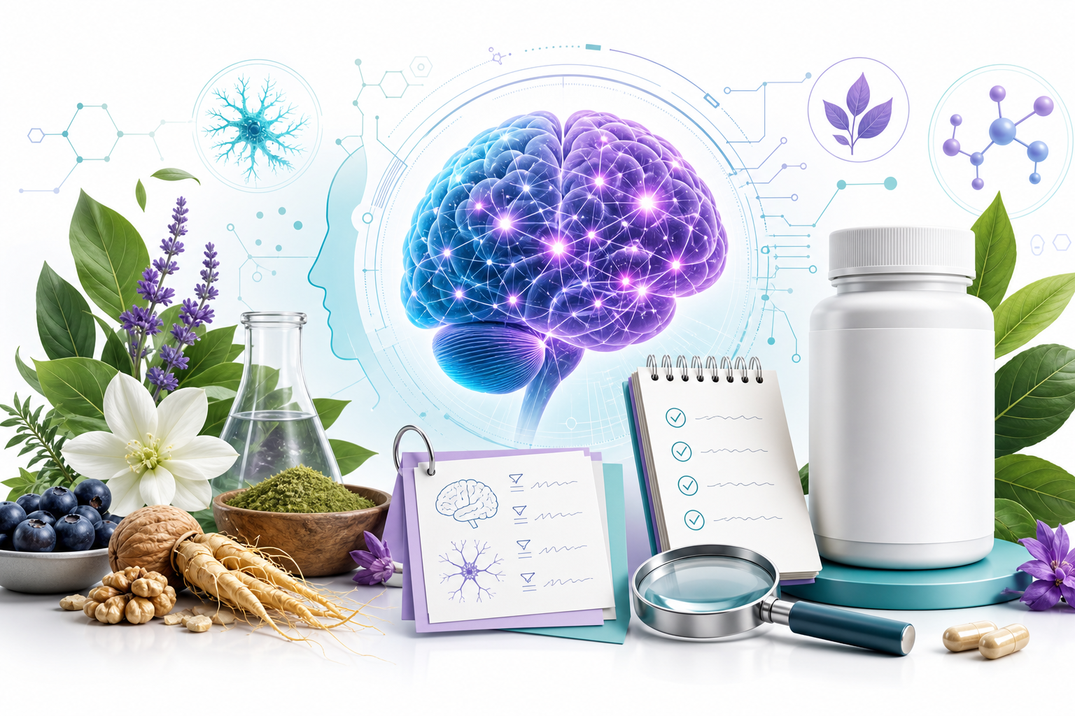 Product-themed illustration for NeuroPrime